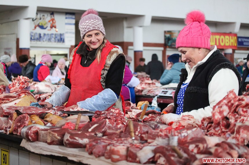 Ціни на мясо овочі фрукти в Житомирі на рику