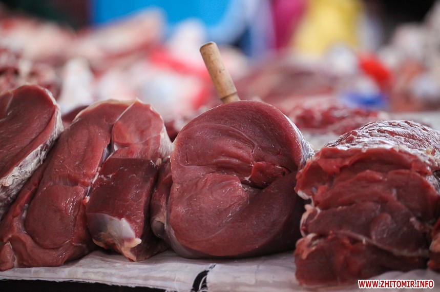 Ціни на мясо овочі фрукти в Житомирі на рику