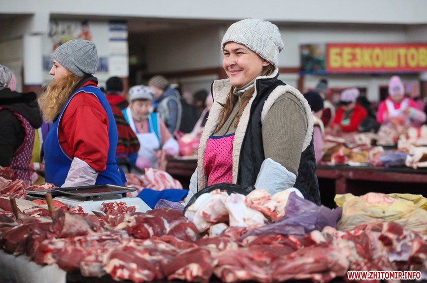 Ціни на мясо овочі фрукти в Житомирі на рику